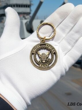 U.S. Navy Seal with The Heraldic Eagle Keychain
Vintage